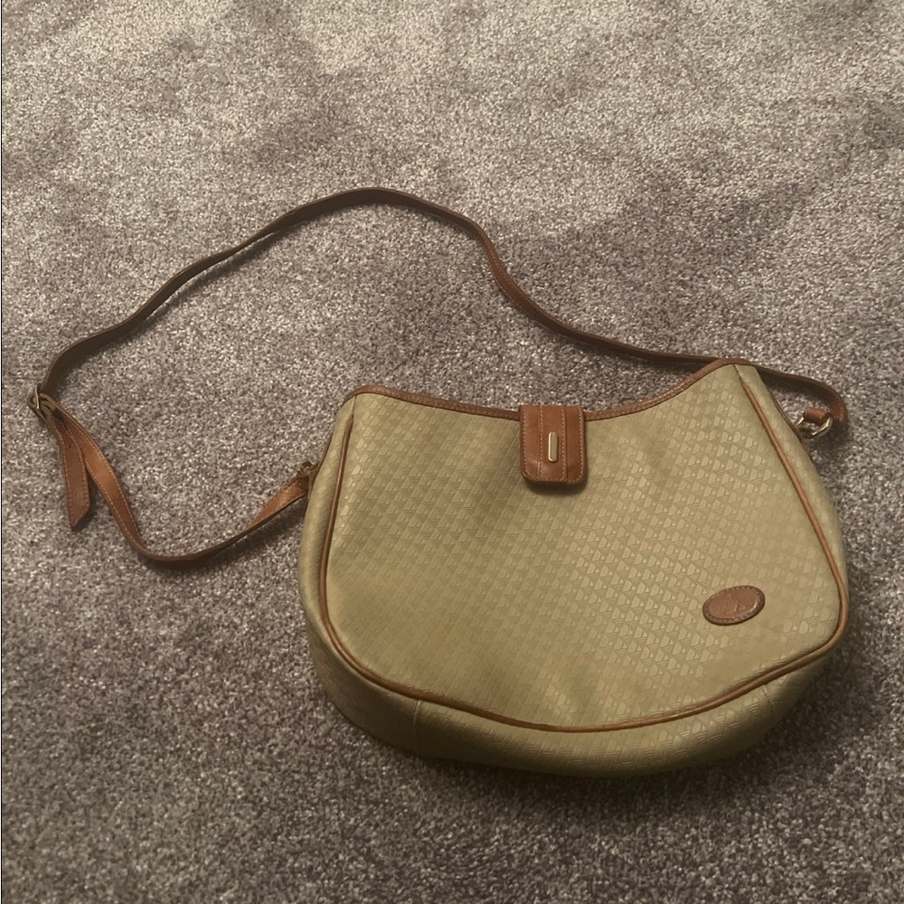 Vintage Liz Claiborne leather saddle bag